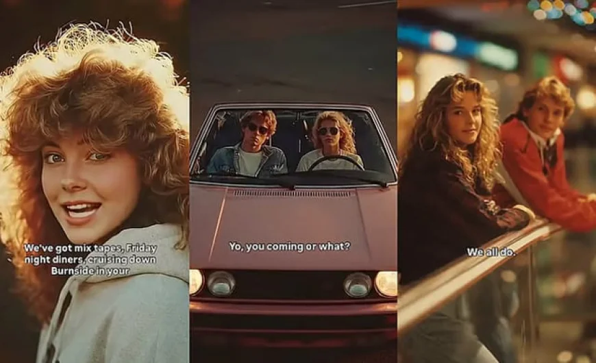 AI-generated videos embrace 1980s lifestyle