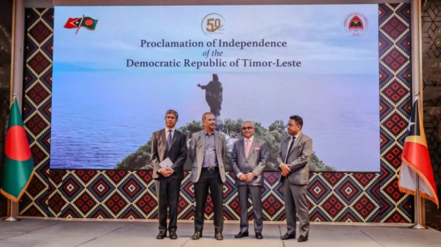 50th anniversary of proclamation of independence of Timor-Leste celebrated