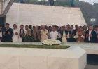 Tarique pays tribute at father’s grave alongside thousands of party leaders and activists