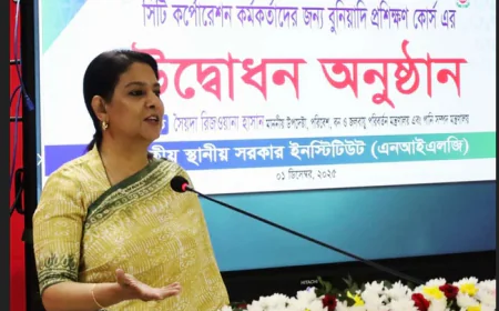 Rizwana Urges City Corporation Officials to Play Stronger Role in Creating Pollution-Free City