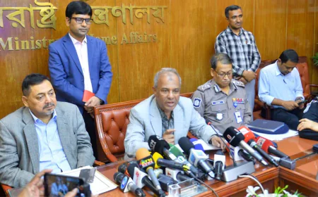 No Security Threat to Anyone in Bangladesh: Home Adviser