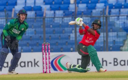 Bangladesh Clinch T20 Series After Commanding Victory Over Ireland