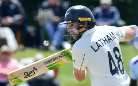 Ravindra and Latham Dominate as New Zealand Take Control Against West Indies