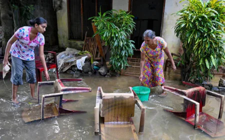 Flood-hit Indonesia and Sri Lanka brace for more rain