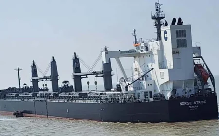US Wheat Shipment Reaches Chattogram Outer Anchorage