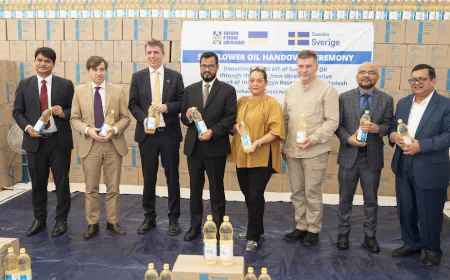 Grain from Ukraine supplies 3,000MT sunflower oil for Rohingyas