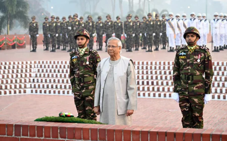 CA Pays Homage to Liberation War Martyrs on Victory Day