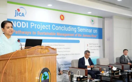 Rizwana Advocates Comprehensive Plan for Jamuna River Management