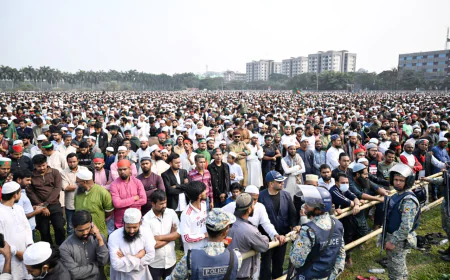 Shaheed Hadi Laid to Rest in Janaza