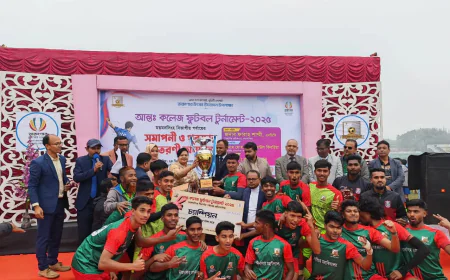 Mymensingh College Crowned Divisional Champions