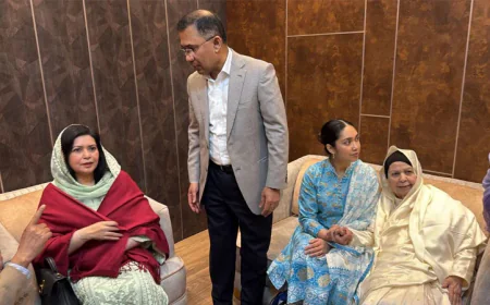 Tarique Rahman Returns to His Mother After Long Absence