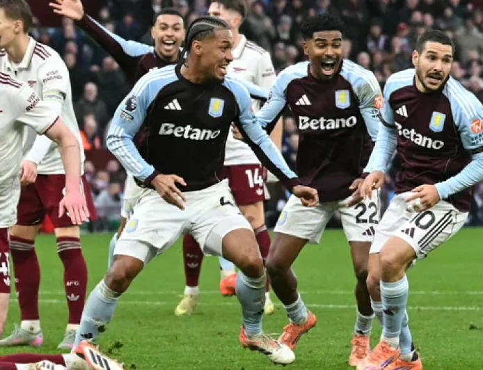 Arsenal Stunned by Aston Villa as Man City Close Gap to Two Points