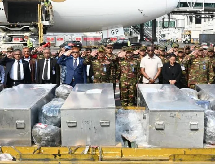 Homecoming of Six Fallen Bangladeshi Peacekeepers