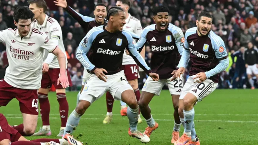 Arsenal Stunned by Aston Villa as Man City Close Gap to Two Points