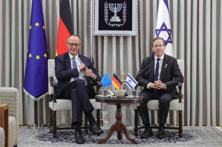 In Jerusalem, Merz Reaffirms Germany’s Support for Israel
