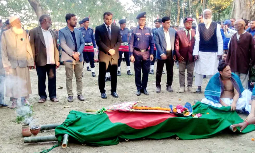 Slain Freedom Fighter Yogesh Chandra Roy Honoured with State Farewell