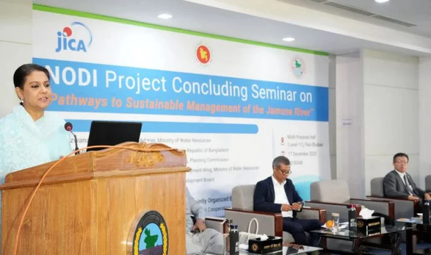 Rizwana Advocates Comprehensive Plan for Jamuna River Management