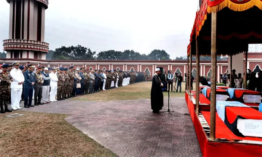 Funeral Prayers Held for Peacekeepers Martyred in Sudan