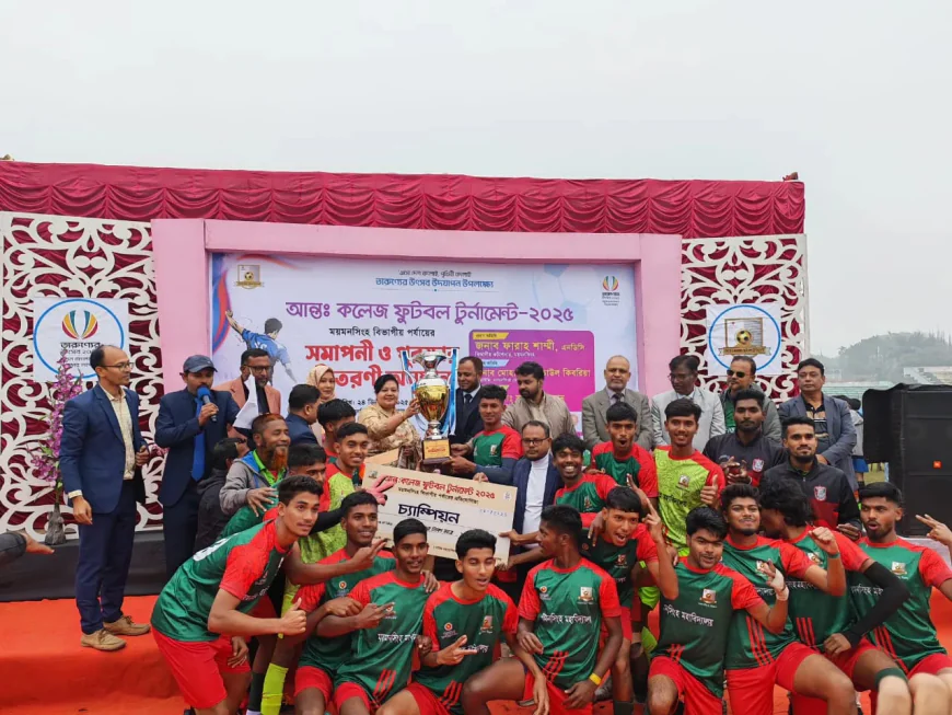 Mymensingh College Crowned Divisional Champions