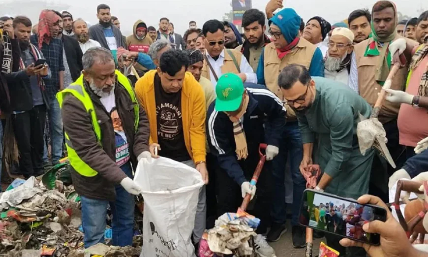 BNP takes initiative to clean up ‘July 36 Expressway’ venue