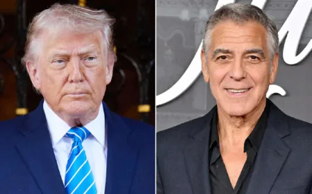 Trump joins criticism of Clooney’s French passport