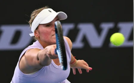 Former Australian Open Champion Kenin Opens 2026 With Brisbane Victory