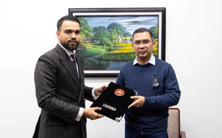 CA Hands Condolence Message to BNP Acting Chairman on Begum Khaleda Zia’s Death