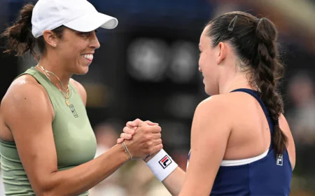 Keys Conquers Serving Struggles to Claim Australian Open Warm-Up Title