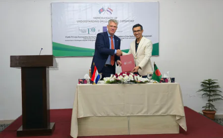 Bangladesh–Netherlands Sign MoU on G2G Cooperation in PPP Development