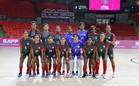 Bangladesh kick off SAFF Women’s Futsal with victory