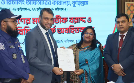 Symbols Allocated to 26 Candidates in Kurigram’s Four Seats