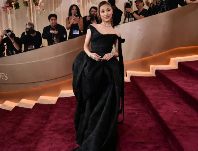 Golden Globes Red Carpet: Chic Black, Sheer Dresses, and a Touch of Politics