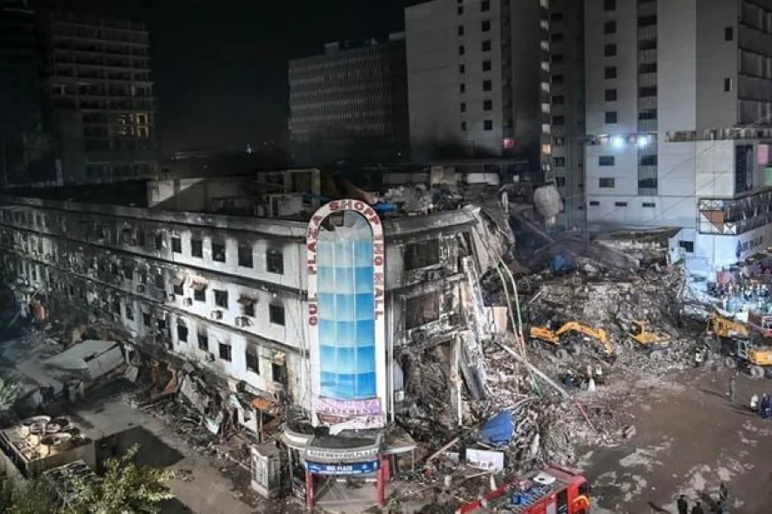 Pakistan Mall Fire Death Toll Rises to 55: Karachi Govt