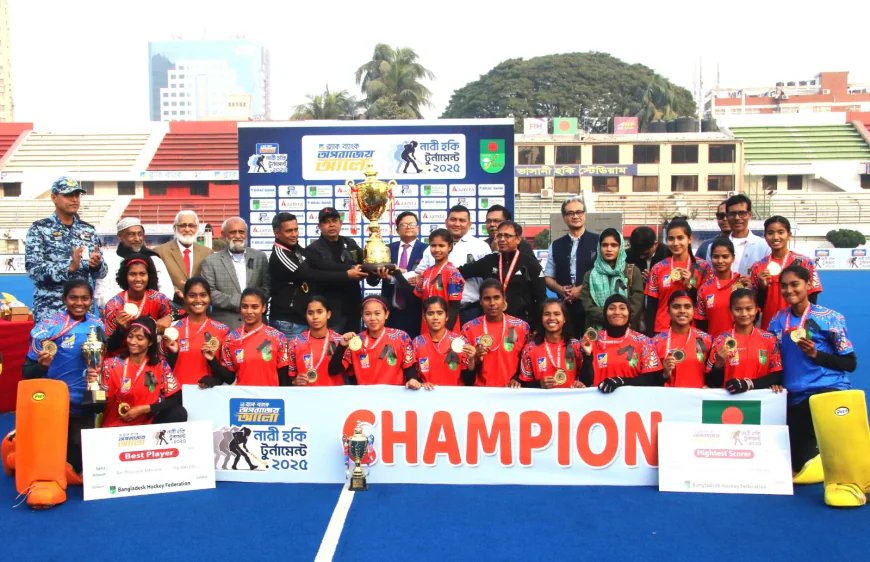BKSP emerge champions in women’s hockey