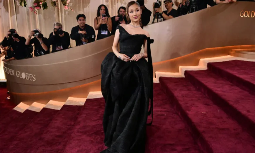 Golden Globes Red Carpet: Chic Black, Sheer Dresses, and a Touch of Politics