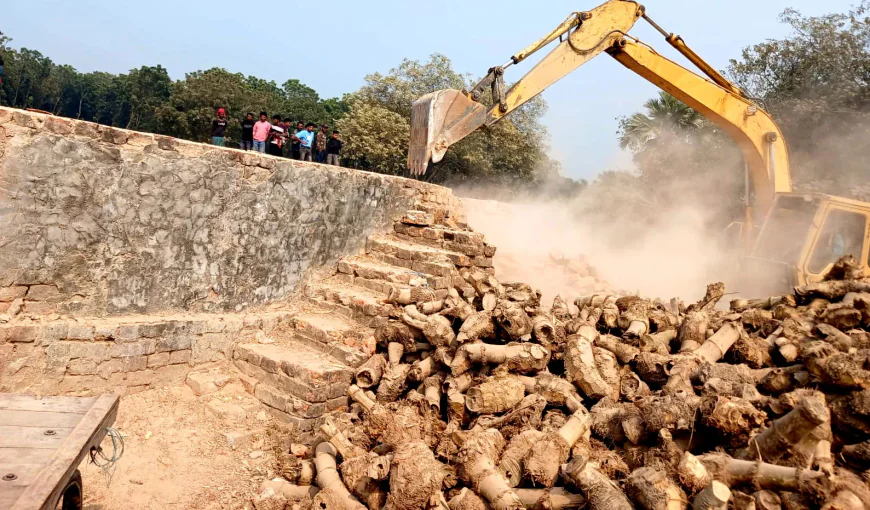 Four Illegal Brick Kilns Demolished in Jhenaidah, Fined Tk 20 Lakh