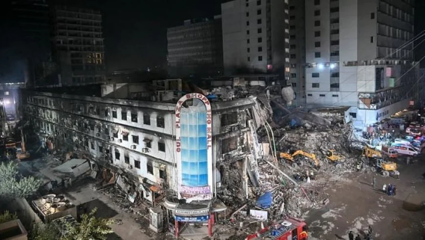 Pakistan Mall Fire Death Toll Rises to 55: Karachi Govt