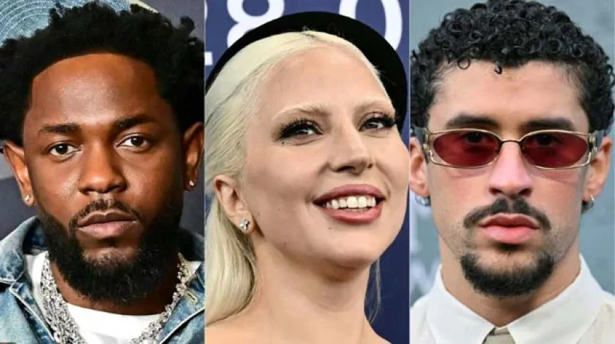 Kendrick Lamar, Bad Bunny, Lady Gaga Face Off at Grammys