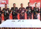 Foreign-made weapons recovered from Rajshahi border