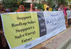 Human chain demands priority for rooftop solar in Rajshahi