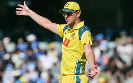 Australia’s Hazlewood Ruled Out of Early T20 World Cup Matches
