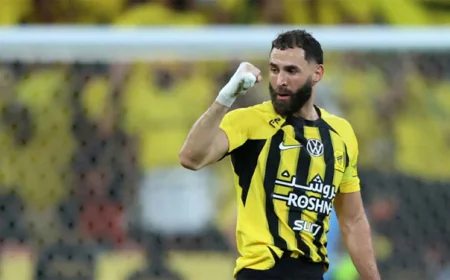 Former France Striker Benzema Joins New Saudi Club