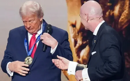 FIFA President Infantino Defends Awarding Peace Prize to Trump