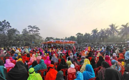 BNP holds election rally in Rampal