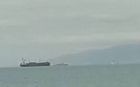 US warships arrive off coast of Haiti