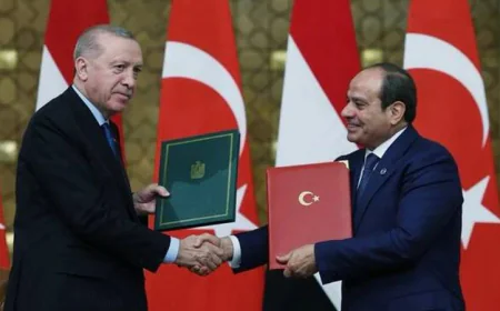 Erdogan visits Sisi to ink partnership deals