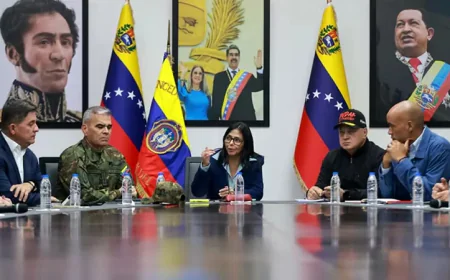 Venezuelan interim president meets with Spanish, French oil executives