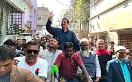 Minu promises to remain with people of Rajshahi as he did in the past