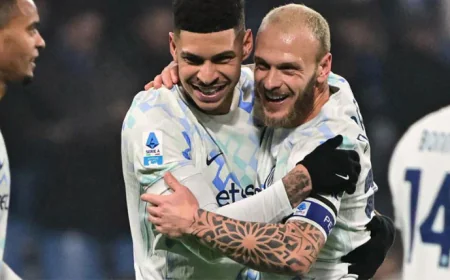 Dimarco helps Inter to eight-point lead in Serie A, Juve stumble