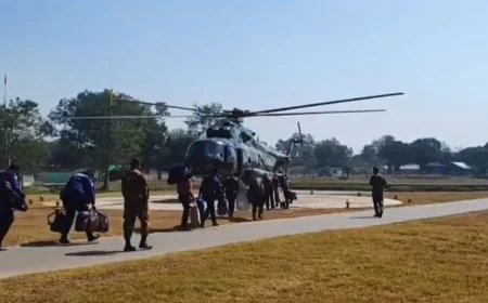 Election materials sent to remote polling stations in Khagrachari